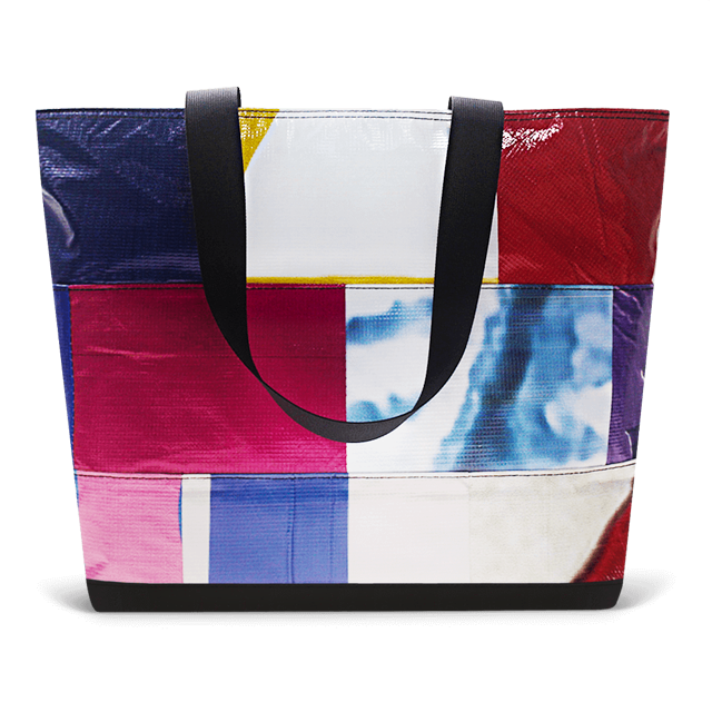 Patchwork Zippered Blake Tote