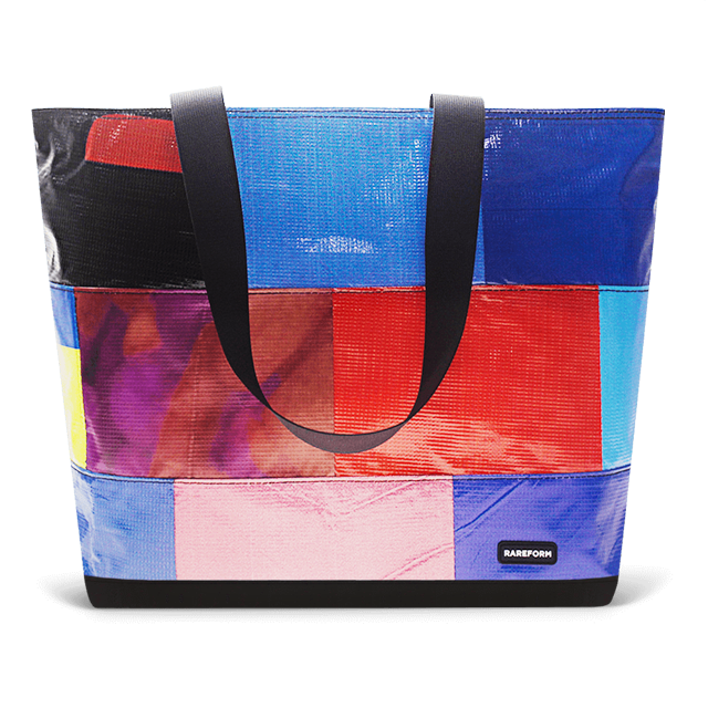 Patchwork Zippered Blake Tote