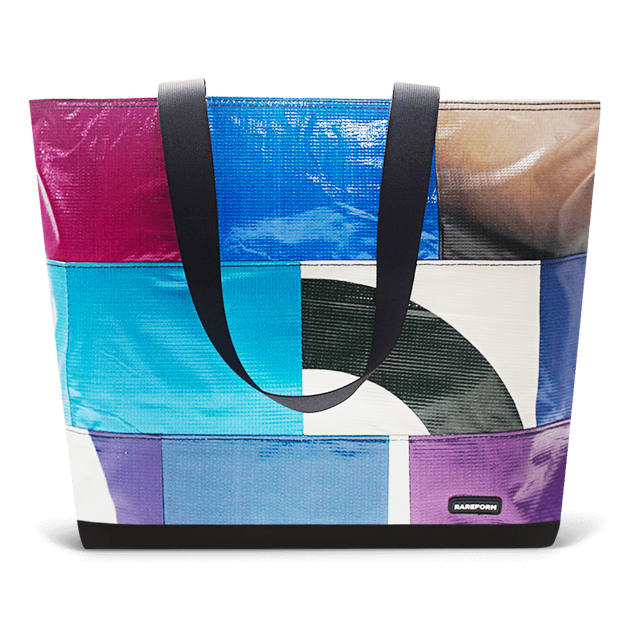 Patchwork Zippered Blake Tote