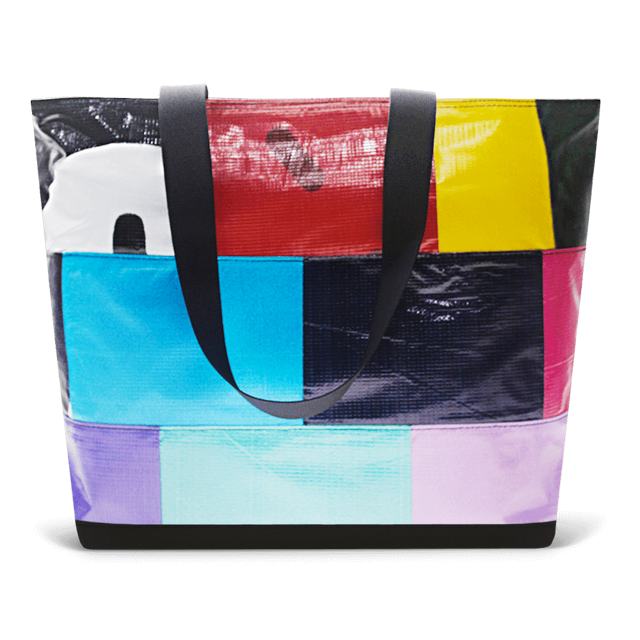 Patchwork Zippered Blake Tote