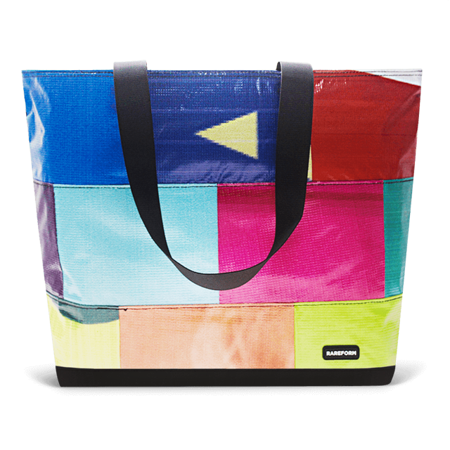 Patchwork Zippered Blake Tote