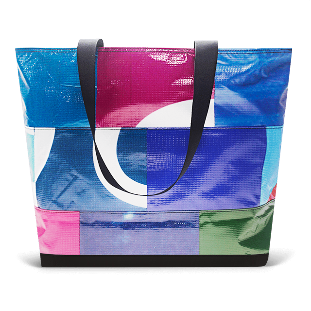 Patchwork Zippered Blake Tote