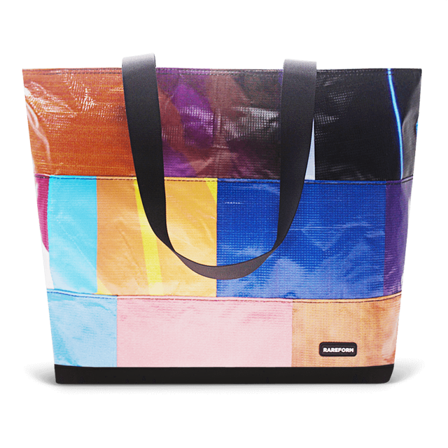 Patchwork Zippered Blake Tote