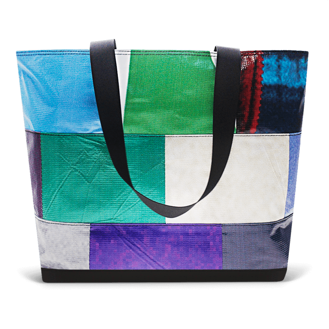 Patchwork Zippered Blake Tote