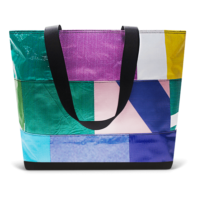Patchwork Zippered Blake Tote
