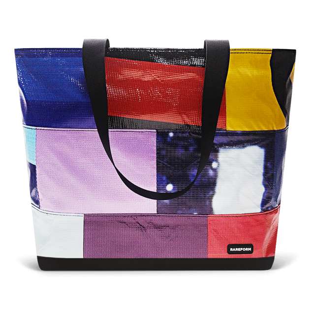 Patchwork Zippered Blake Tote