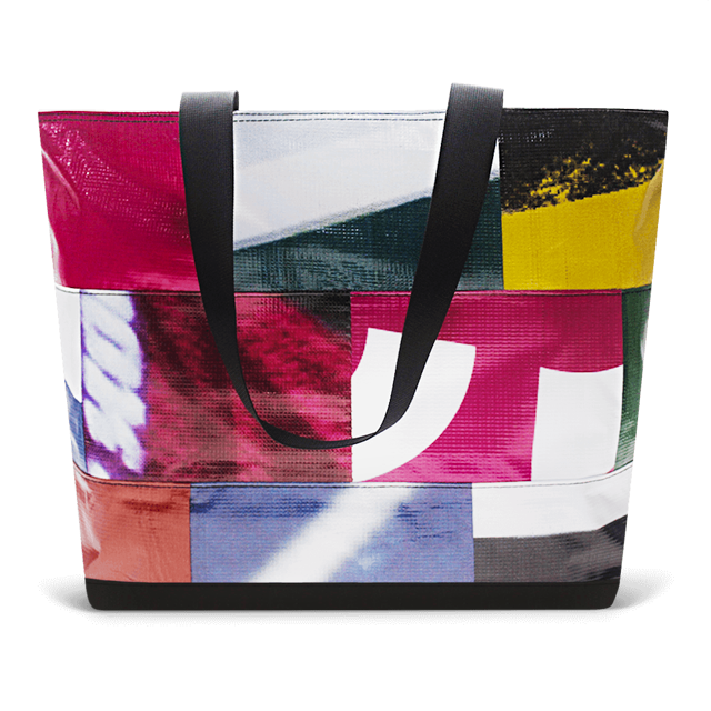 Patchwork Zippered Blake Tote
