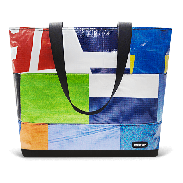 Patchwork Zippered Blake Tote