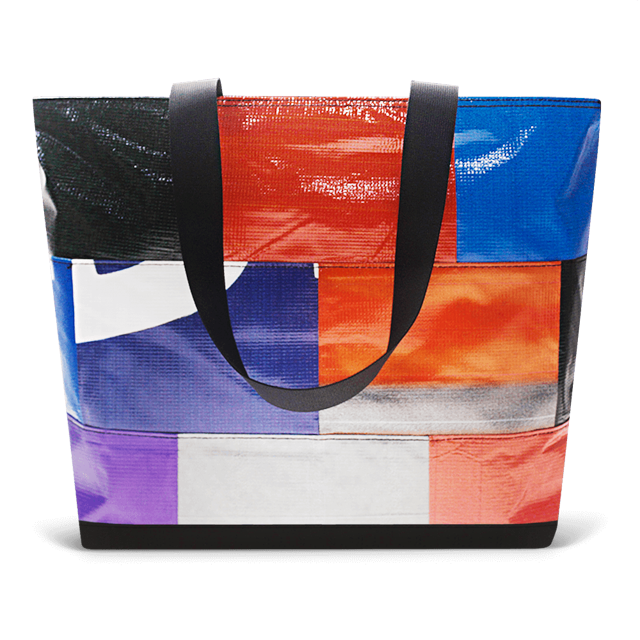 Patchwork Zippered Blake Tote