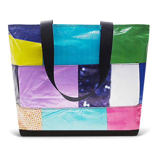 Patchwork Zippered Blake Tote