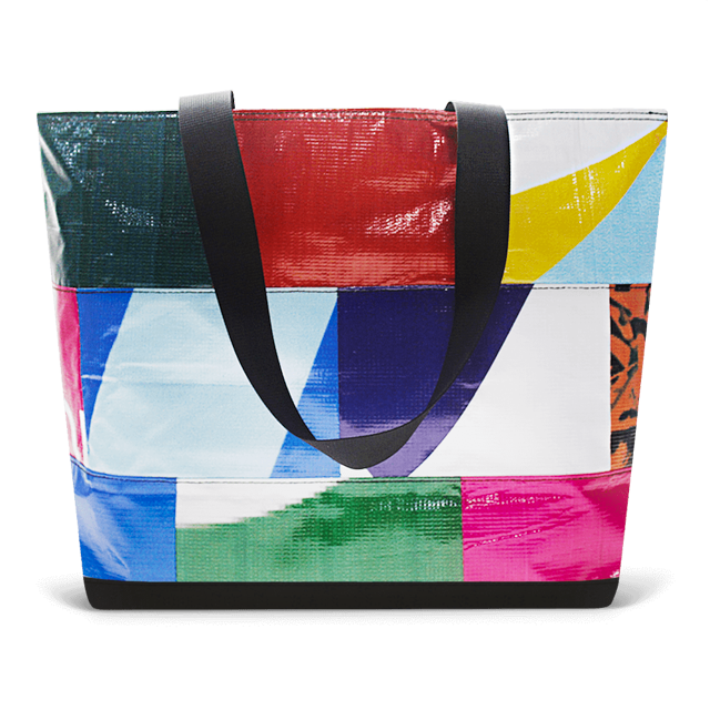 Patchwork Zippered Blake Tote