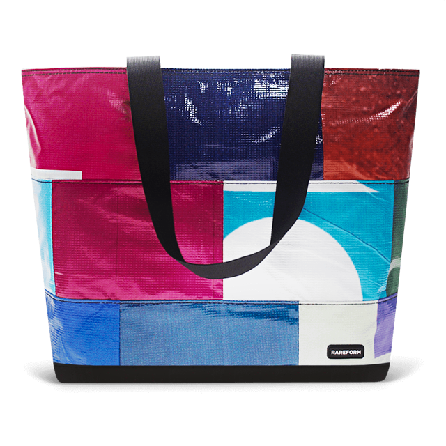 Patchwork Zippered Blake Tote